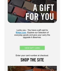 Ridge Black Aluminum RFID Blocking Wallet